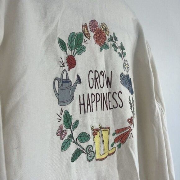 Disney Epcot Flower & Garden Festival Button Down Oversized Shirt Jacket Med NWT - Picture 10 of 10